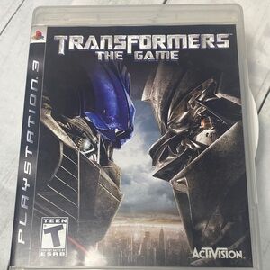 Transformers: The Game for PlayStation 3 - 2007- Black and Blue